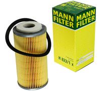 Original MANN-FILTER Filtro de Combustible H 822/1 X Fuel Filtro