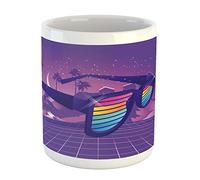 Original Mug Cuarzo y multicolor Gracioso Taza de gráfico 330ML para Cafetería,Oficina,Regalo de fin de curso,Regalo de san Valentín