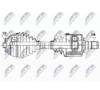 Original NTY Eje De Transmisión NPW-BM-186 Para BMW MINI