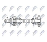 NTY Eje Transmisión Trasero Derecha Apto para BMW 3er Coupé E92 M3 E93 E82 M