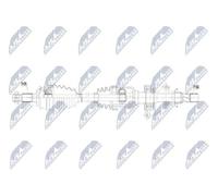 Semieje Eje delantero, derecha NPW-BM-244 NTY para MINI MINI MINI Descapotable