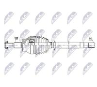 Semieje Eje delantero, izquierda NPW-CH-154 NTY para JEEP WRANGLER IV