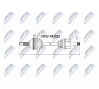 NTY NPW-FR-033 Árbol de transmisión