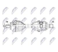 Original NTY Eje De Transmisión NPW-FR-176 Para Ford