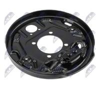 NTY Antisalpicaduras Disco Trasero Derecha para Smart Fortwo Cabrio 451 1.0