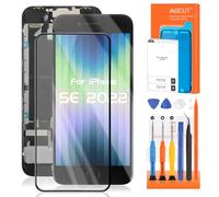 Original para iPhone SE de 3ª generación 2022, pantalla de repuesto para iPhone SE 2022, pantalla LCD A2595, digitalizador LCD táctil con botón de inicio+altavoz de oído, cámara frontal, kit de