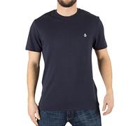 Original Penguin - Camiseta entallada de temporada para hombre azul Dark Sapphire Small