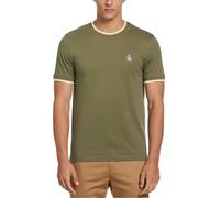 Original Penguin Camiseta Ss Tpd para hombre, verde oliva, S