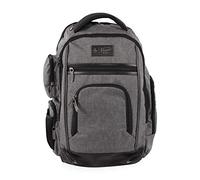 Original Penguin Fletcher - Mochila para laptop para hombre (paquete de 1), Gris Crosshatch, 19 in, Fletcher - Mochila para portátil