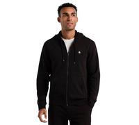 Original Penguin Org FLC Full Zip Hoo Sudadera con Capucha, Negro (True Black), S para Hombre