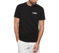 Original Penguin S/S Original Spliced Camiseta Grande (Negro)