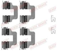Original QUICK BRAKE Set Accesorios Pastillas 109-1245 para Alfa Romeo BMW