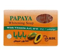 Original RDL Papaya Skin Whitening Soap plus Sunscreen w/ Vitamin A, C & E - 135 grams by RDL