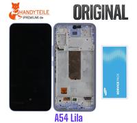 Original Samsung Galaxy A54 A546B Pantalla Táctil Pantalla Marco Violeta