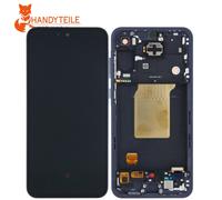 Original Samsung Galaxy A55 5G A556B Pantalla Táctil Pantalla Marco Azul Marino