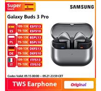 Original Samsung Galaxy Buds3 Pro Auriculares inalámbricos con cancelación activa del ruido IP57 Resistencia al agua Bluetooth 5.4 Samsung Galaxy Buds 3 Pro Silver