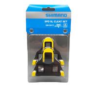 Original Shimano SM-SH11 SPD-SL Calas Amarillo Con 6 Grados Libertad