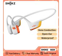 Auriculares deportivos inalámbricos SHOKZ OpenRun Pro 2 S820 originales, con controladores duales para un sonido superior, auriculares de conducción ósea, IP55, 12 horas de autonomía EK Orange