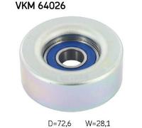 Original SKF Rodillo De Desviación/Guía De Correa De Poli V VKM 64026 Para Mazda