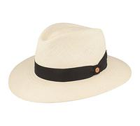 Original Sombrero Panamá | Sombrero de Paja Tejido a Mano en Ecuador - Correa Ancha Exterior - Protección Solar UV 40 - Resistente al Agua - Material Ligero y Transpirable