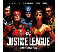 JUSTICE LEAGUE 2LP DANNY ELFMAN 2023 FLAMING COLOURED VINYL