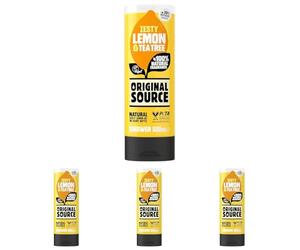Original Source Gel de Ducha 500ml Limón y Árbol de Té (Paquete de 4)