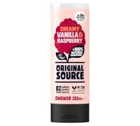 Original Source - Gel de ducha cremoso de vainilla y frambuesa, 250 ml