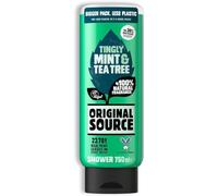 ORIGINAL SOURCE Gel de ducha XXL Mint & Tea Tree, 2 x 750 ml