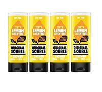 Original Source Juego de gel de ducha 4 x 250 ml Zesty Lemon & Tea Tree