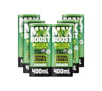 Original Source MAX BOOST Gel de Ducha de Matcha y Hierba de Limón con Fragancia 100% Natural, Gel de Ducha Vegano, Gel de Baño Sin Parabenos, Pack Multipack de 6 x 400 ml