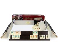 Original Star GOLD Rummy / Okey De Holz-Plastik Con Melamina Piedras/Oscuro