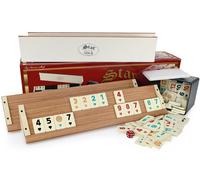 Original Star GOLD Rummy / Okey De Holz-Plastik Con Melamina Piezas Juego /