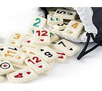 Original Star Rummy/Okey Juego de fichas Okey TASI de melamina extra mate