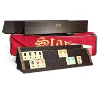 Original Star PREMIUM Madera Rummy / Okey Con Melamina Piedras Ahsap Okey Takimi