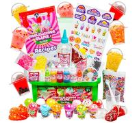 Original Stationery Bubblelicious Slime Tea Shop, kit para hacer un bonito kit de slime de té de burbujas para niñas de 8 a 12 años con accesorios y complementos, kit de slime DIY