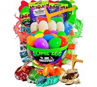 Original Stationery Huevo Sorpresa de Slime para Descubrir Dinosaurios Excavando, Kit de Slime Ya Hecho con Juguetes de Dinosaurios, Regalo de Cumpleaños de Slime para Niños