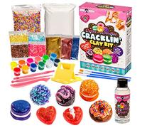 Original Stationery Kit de Arcilla Pasteles y Dulces Crujientes Cakes and Candies Cracklin' Clay Kit, Arcilla de Secado al Aire y Set de Juguetes ASMR para Diversión Sensorial