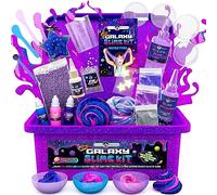 Original Stationery Mini Galaxy Slime DIY Kit con todo para hacer Glitter & Galactic Slime para niños 10-12 Girl Birthday Ideas