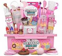 Original Stationery Mini Ice Cream Slime Kit para niños - Kit de limo de hielo, ocio creativo DIY Fluffy Butter Slime con pegamento Super regalo niña niño 7-12 años