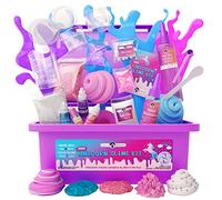 Original Stationery Mini Unicorn Slime Kit para Niños, Niñas - Fabrica Slime de Unicornio, de Colores, Brillante, de Espuma, Esponjoso, de Nube, Regalos Cumpleaños Niños