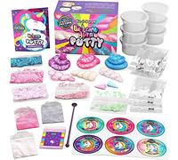 Original Stationery Putty Slime Aura de Unicornio, Kit de Masilla Tipo Slime Que Brilla en la Oscuridad- Fidget Antistress para Niños Set Manualidades Unicornio para Niñas Regalos Niños