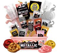 Original Stationery Slime para Niñas Mini Kit de Slime Metálico Shimmery Shine para Niñas Brillo y Resplandor Metallic Slime de Oro Rosa, Regalo Niña