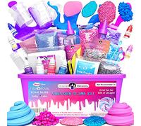 Original Stationery Unicorn Slime Esponjoso para Niños, Kit Completo para regalos de Cumpleaños - Activador, Cola y Glitter