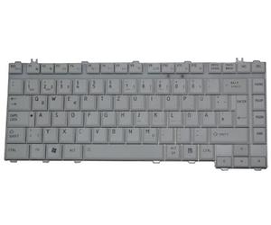 Original Teclado Toshiba Satellite L450D de nuevo Blanco Gris