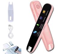 Original Translator Pen, Portable Smart Scanning & Reading Translators, Support 112 Languages, Offline & Online for Study, Work & Travel (Pink)