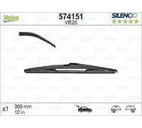 Valeo Escobilla limpiaparabrisas Silencio VR26 300 mm Trasera 1 pieza