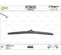 Limpiaparabrisas VALEO First Blade VFH60, 600mm, Frente, 1 Pieza