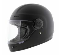 Original Vega Vintage Full Face casco de motocicleta - Distinguido negro mate