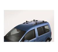 Original Volkswagen Caddy (2 K, modelo año 2011 - 2015) Razón portador varillas techo techo portaequipajes Plata T de Nut 2K5071151A