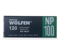 Original WOLFEN Orwo NP100-120 - Película de Formato Medio (4,5 x 6, 6 x 6, 6 x 9, 6 x 12 cm), Color Blanco y Negro